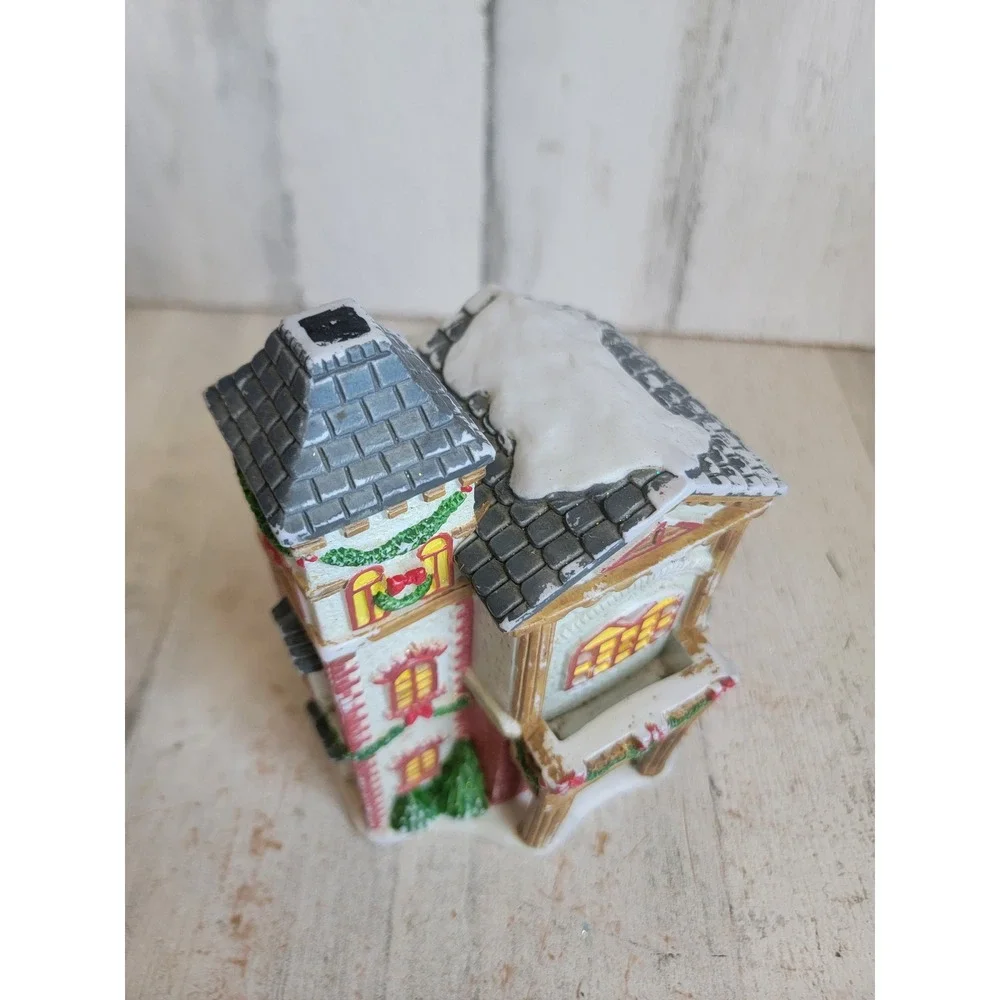 Vintage trim a home court house village accessory Xmas home decor figure